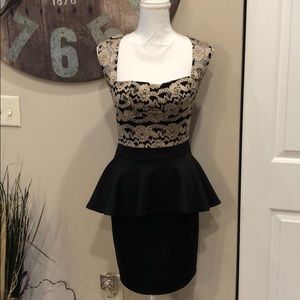 Necessary Clothing péplum dress